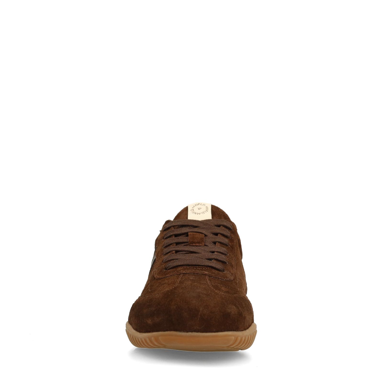 Braune Veloursleder-Sneaker
