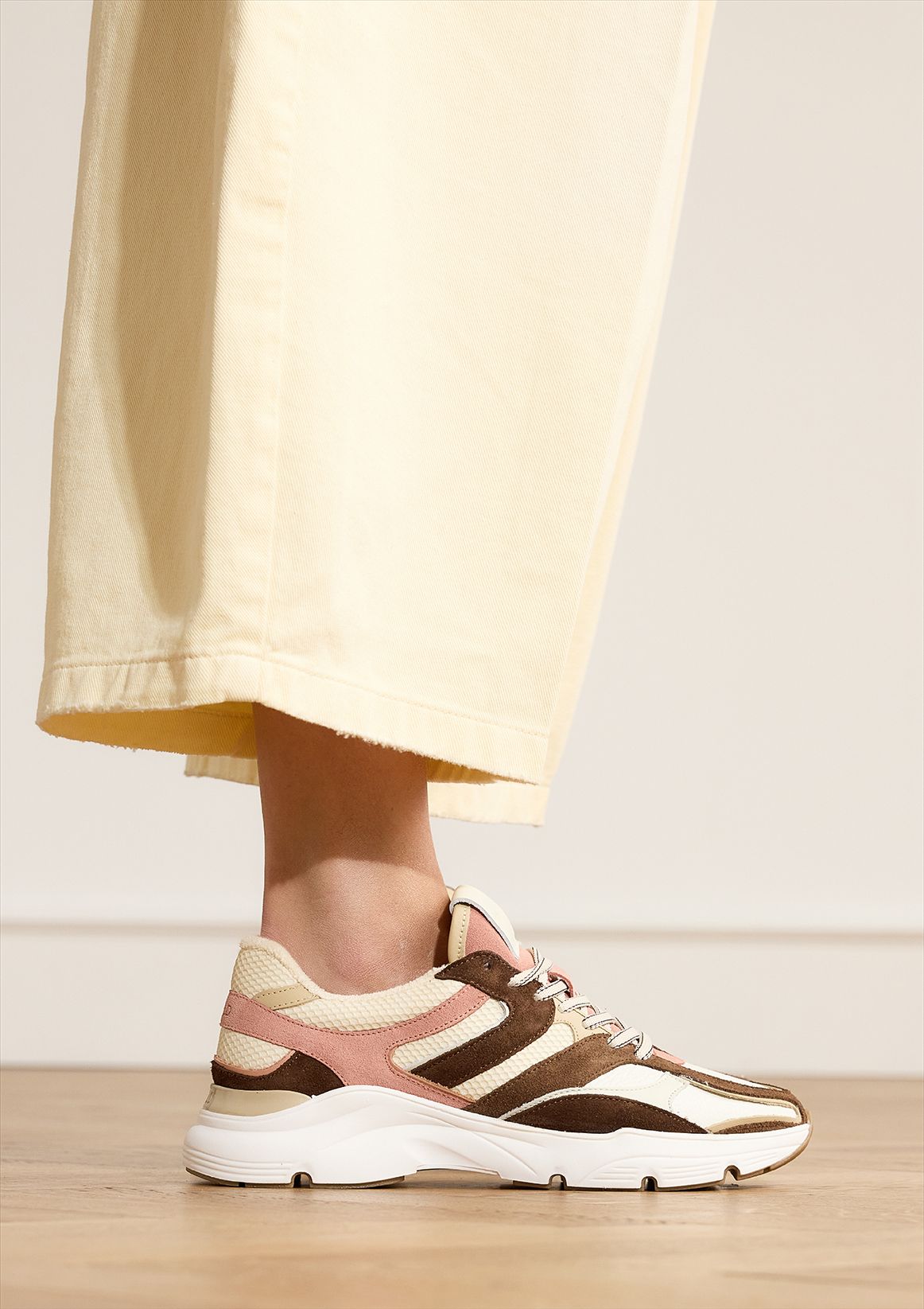 Braune Ledersneaker