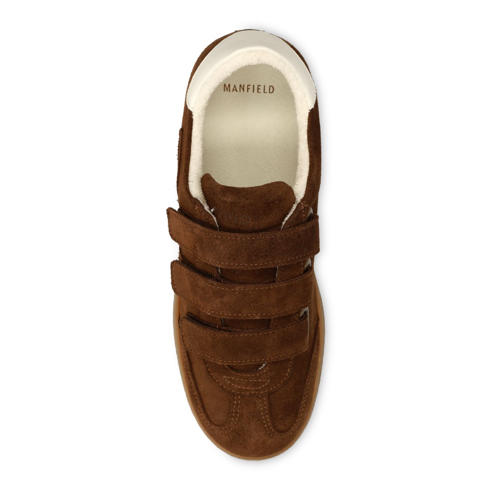 Bruine suède sneakers