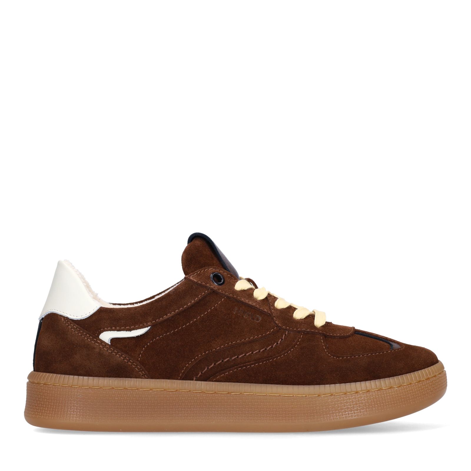 Bruine suède sneakers
