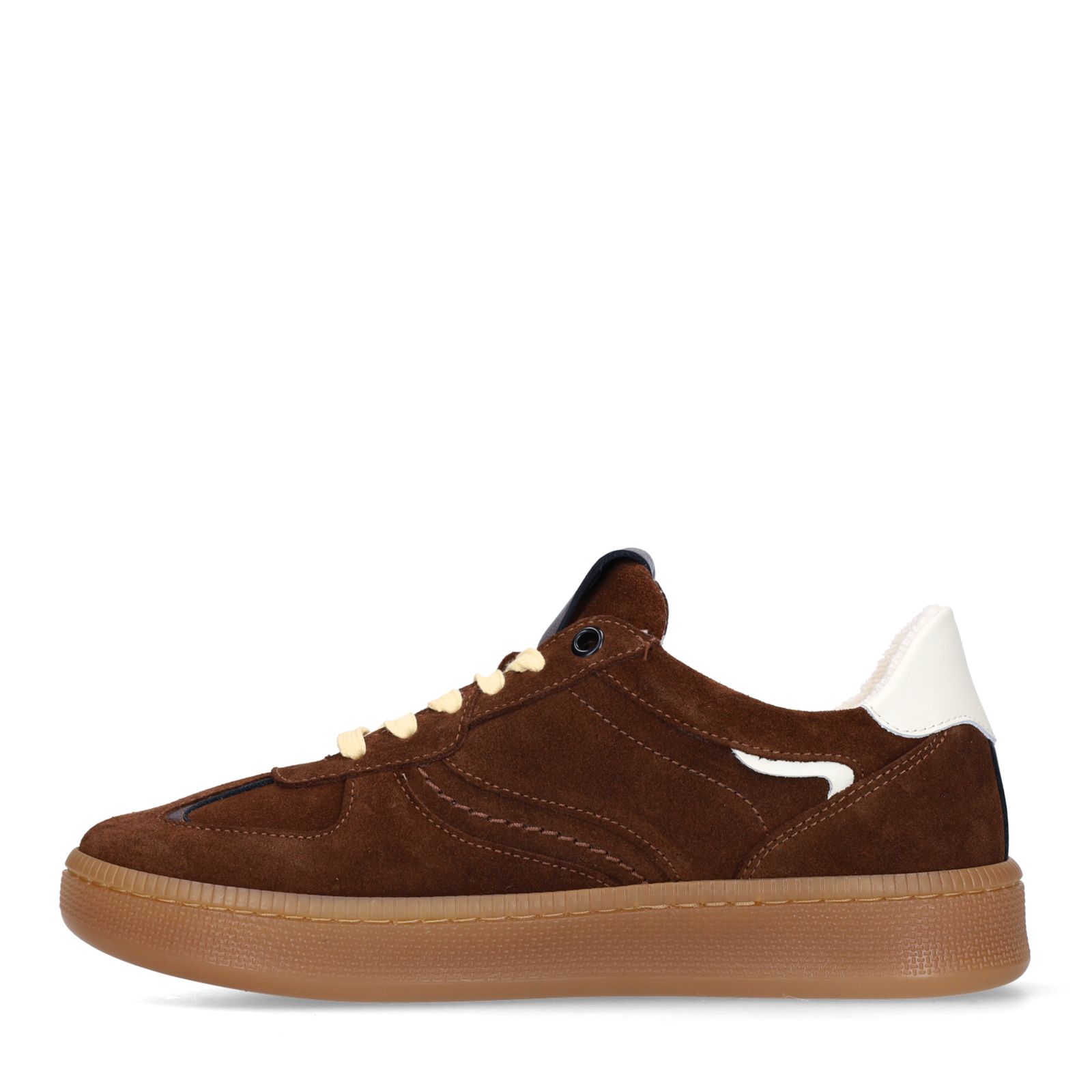 Bruine suède sneakers