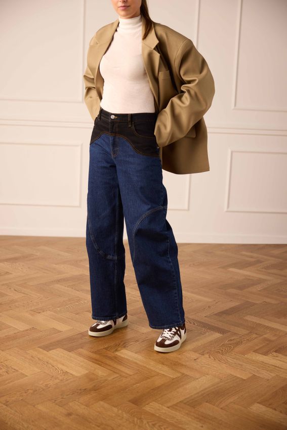 Bruine suède sneakers