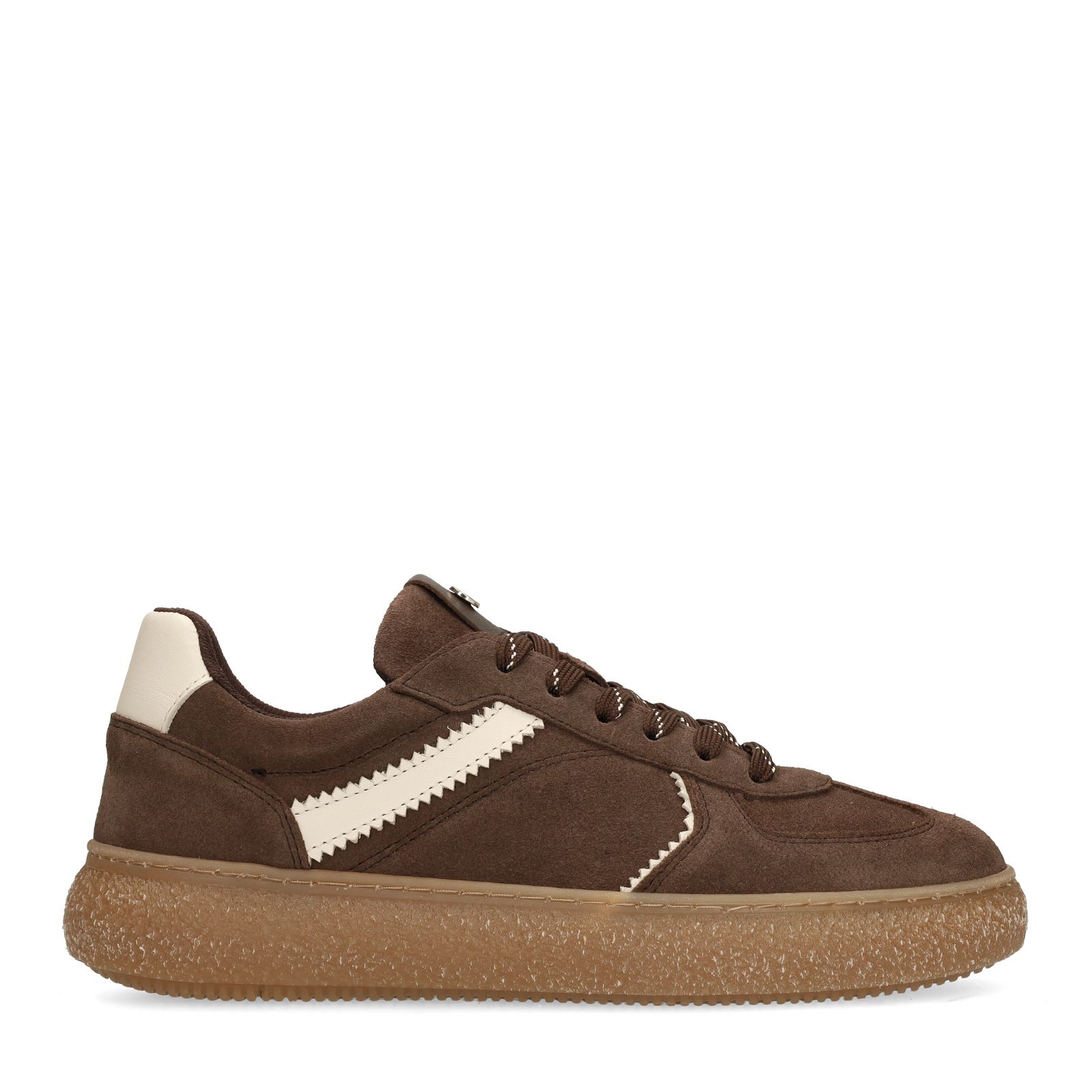 Bruine suède sneakers