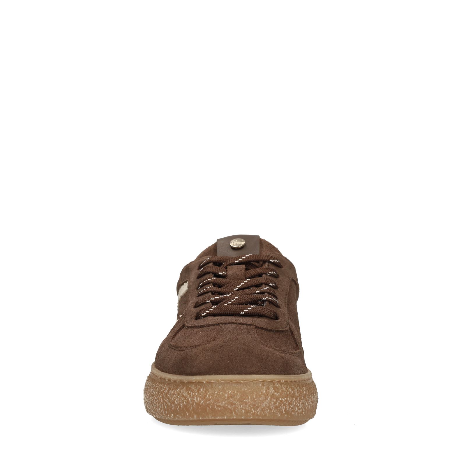 Bruine suède sneakers