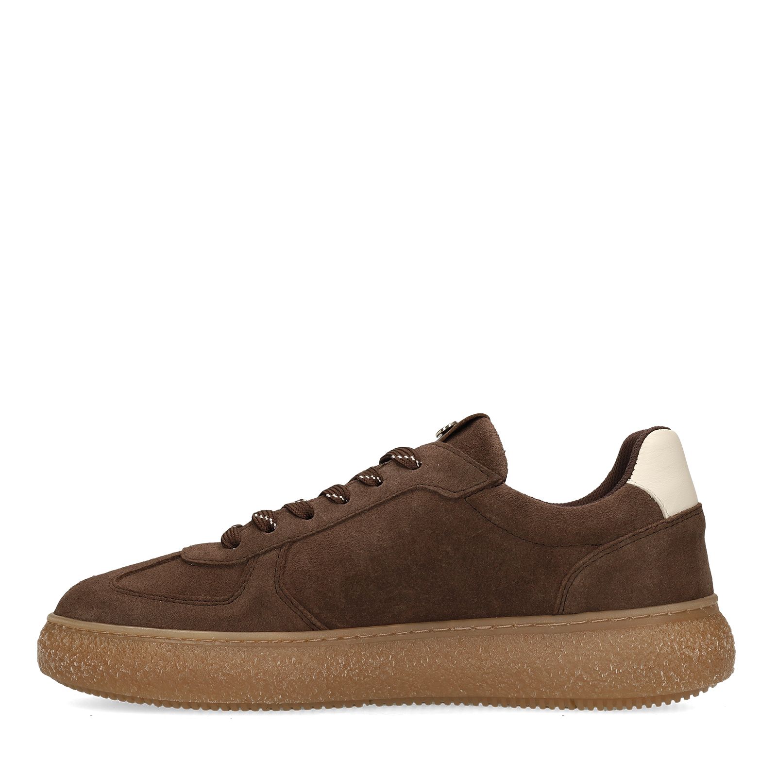 Bruine suède sneakers