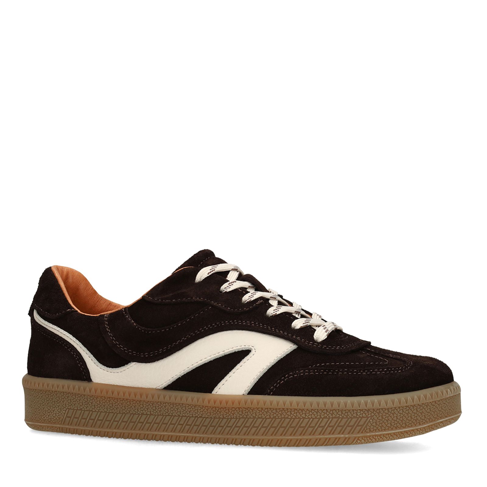 Bruine suède sneakers