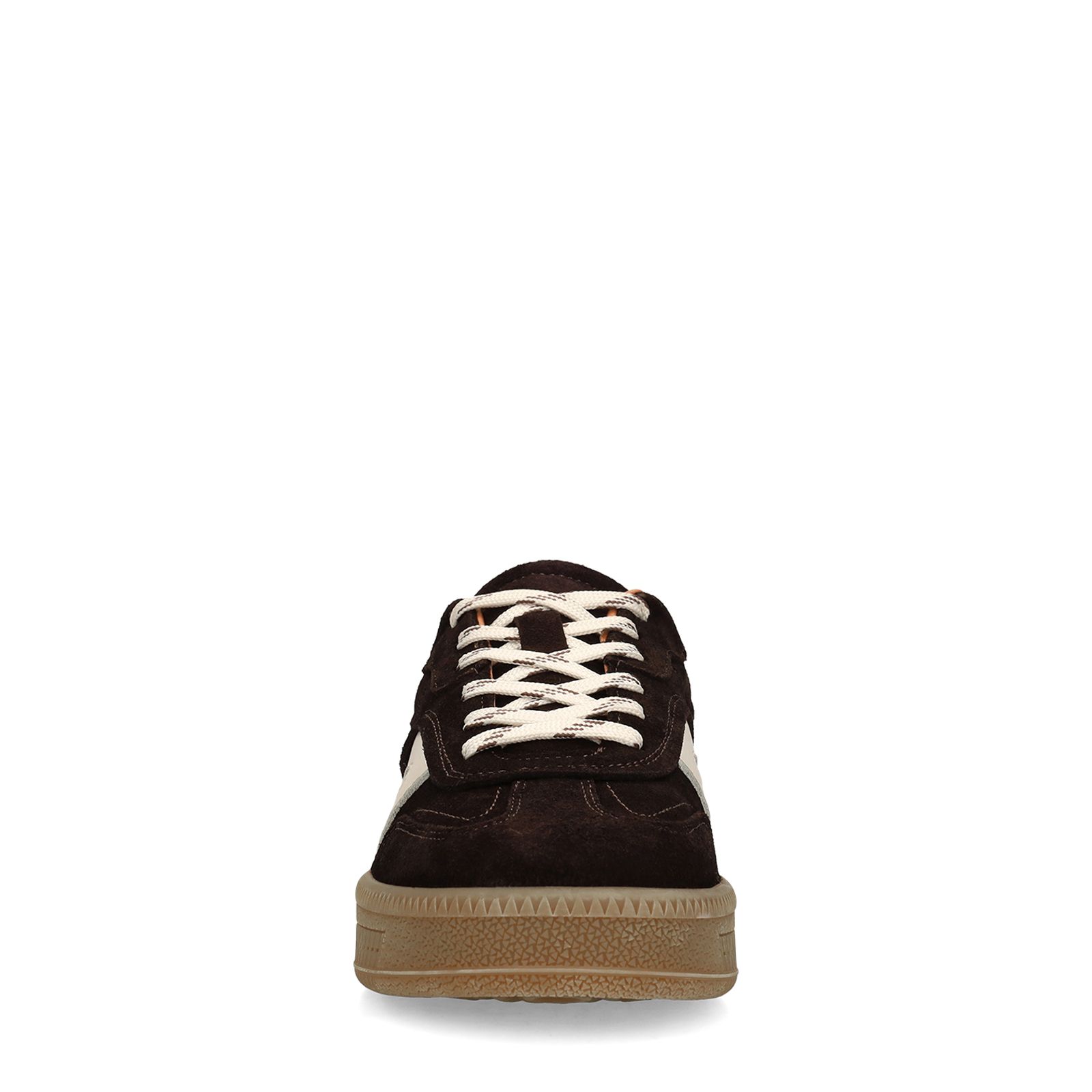 Bruine suède sneakers