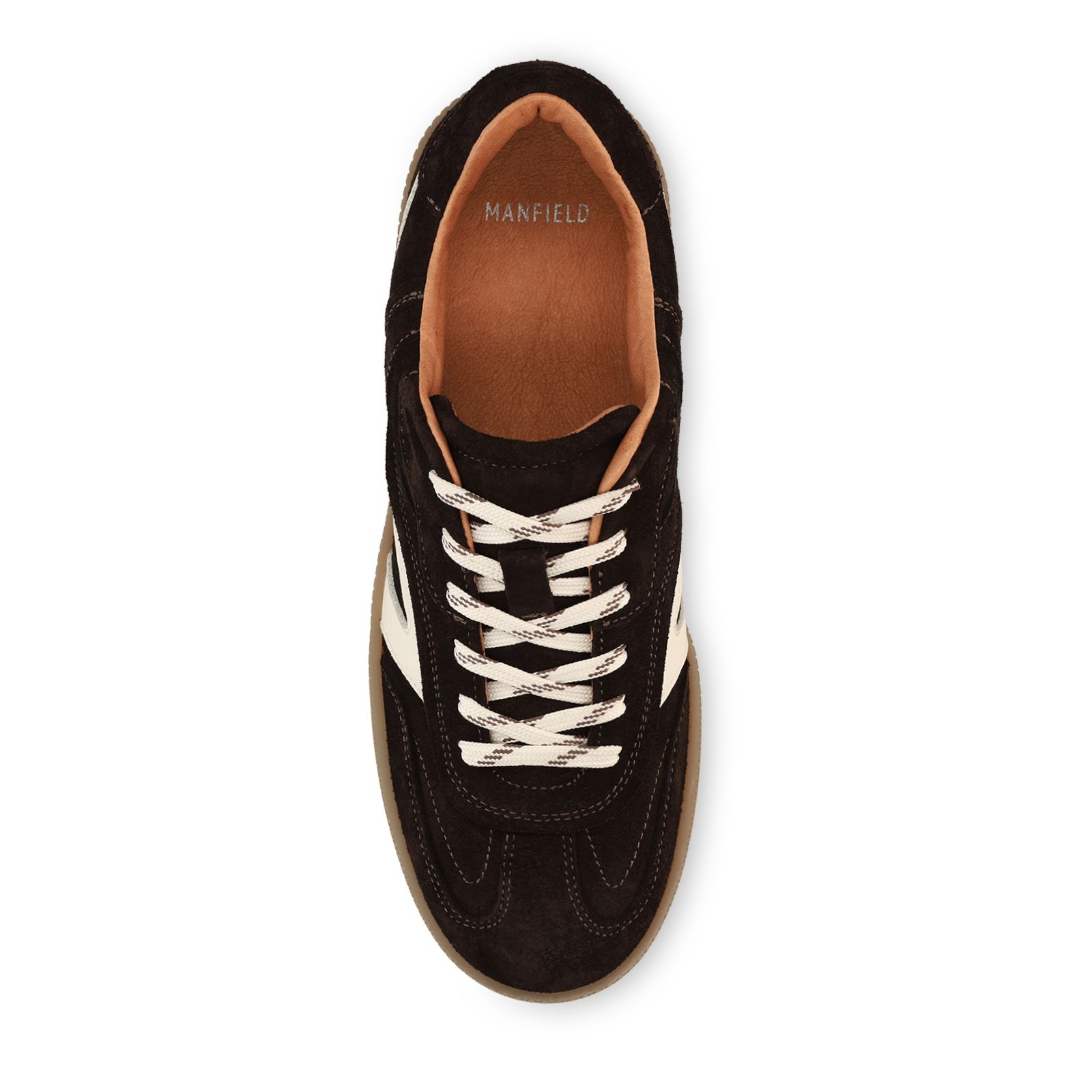 Bruine suède sneakers