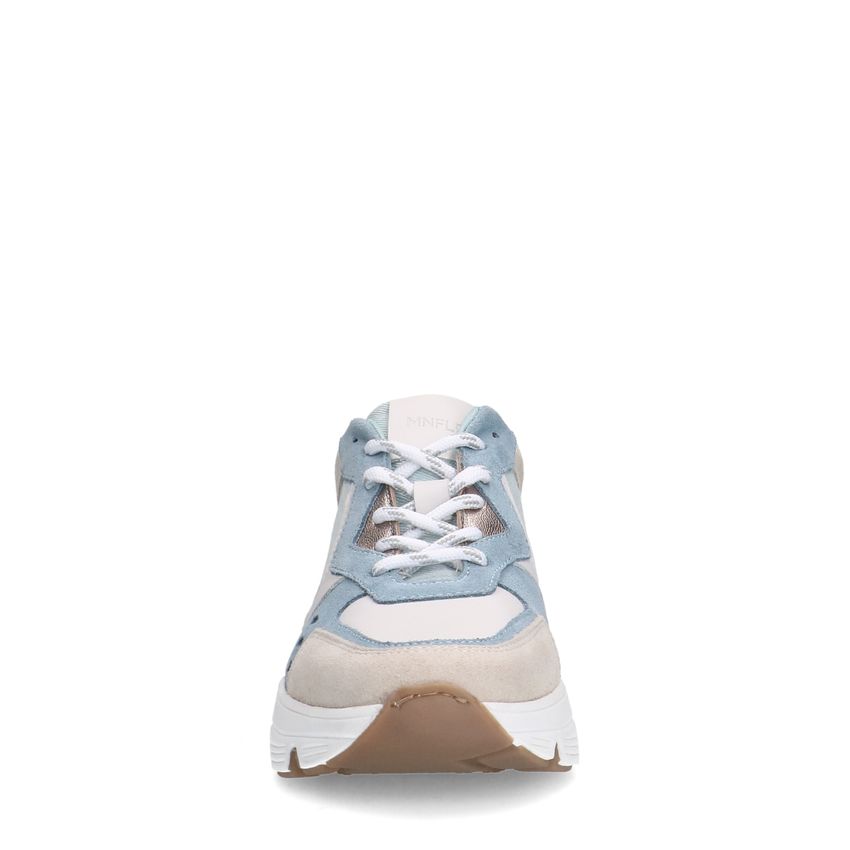 Blauwe denim sneakers