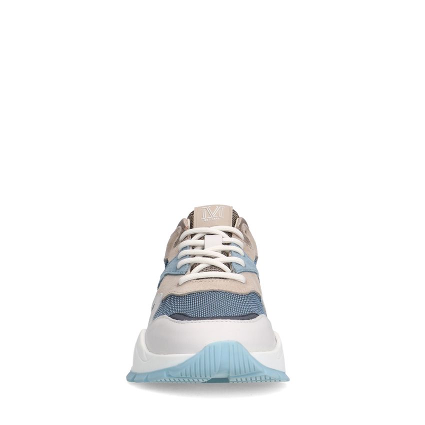 Blauwe denim sneakers