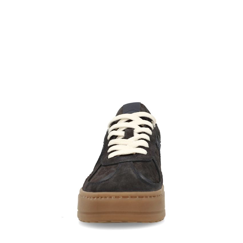 Navy suède sneakers