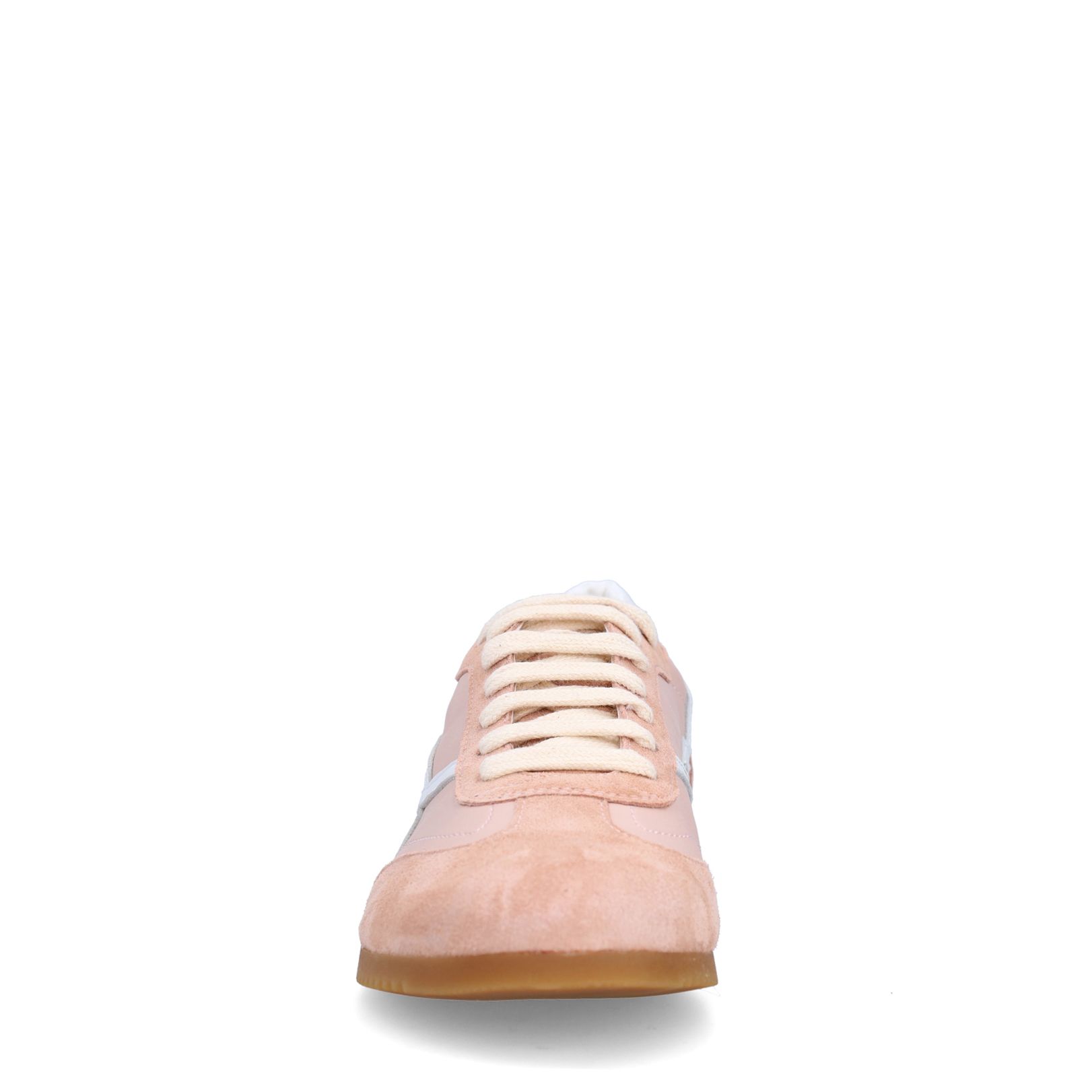 Roze leren sneakers