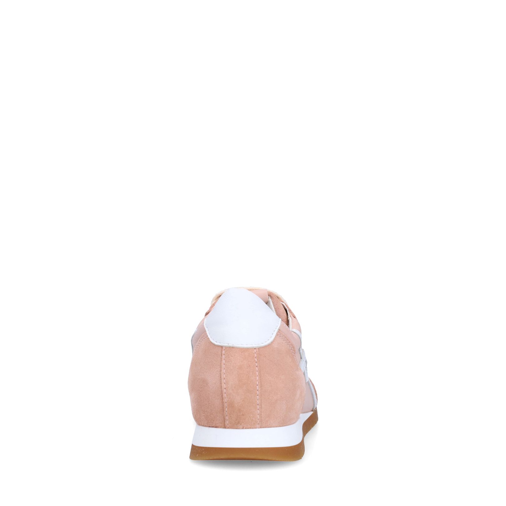 Roze leren sneakers