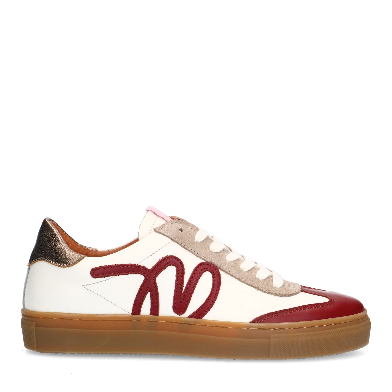 Roséfarbene Ledersneaker Pink Ribbon