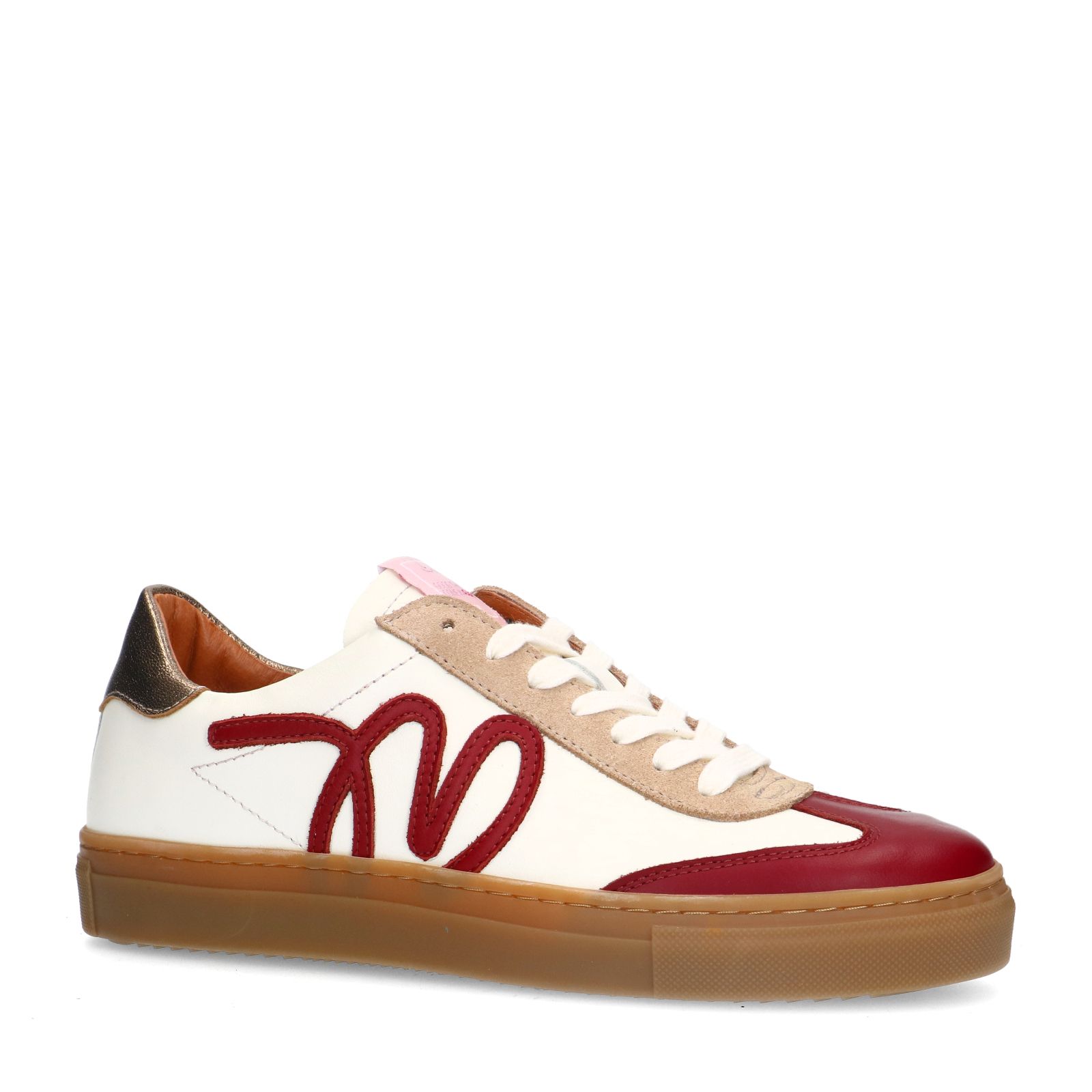 Roséfarbene Ledersneaker Pink Ribbon