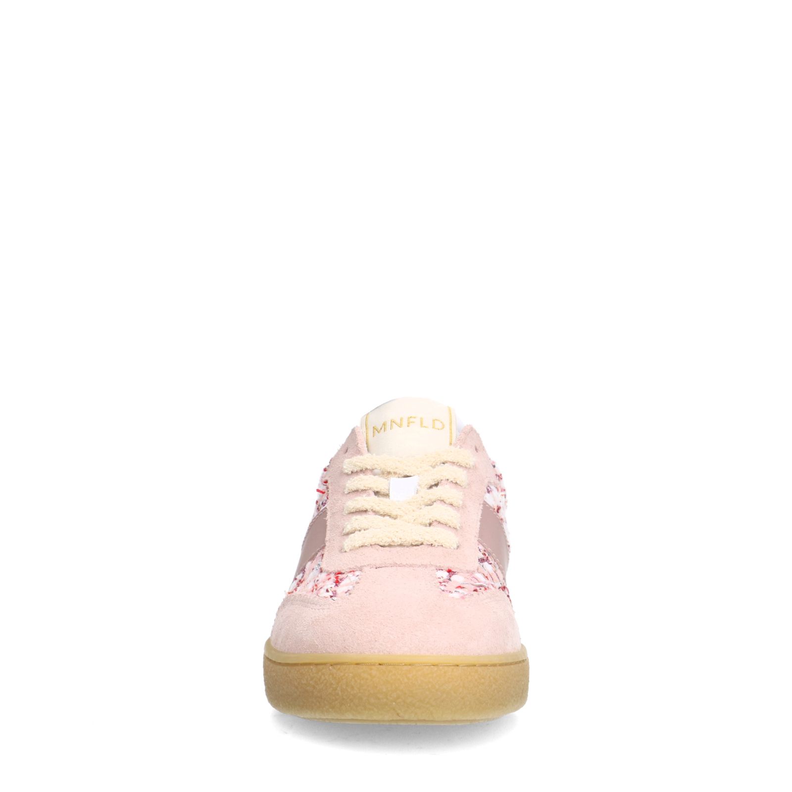 Roséfarbene Textil-Sneaker