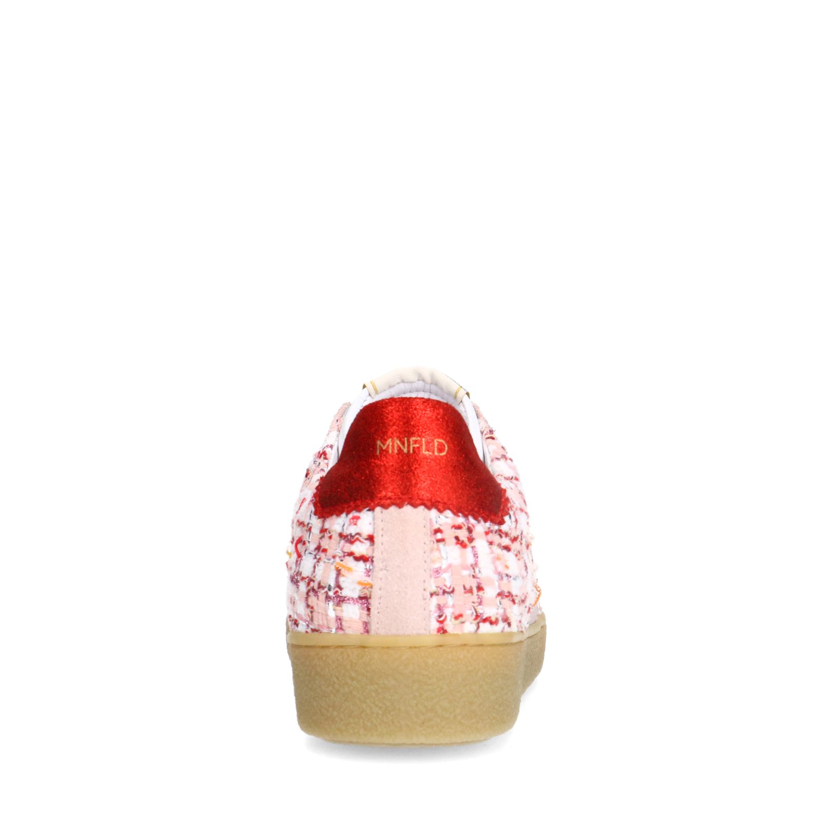 Roséfarbene Textil-Sneaker