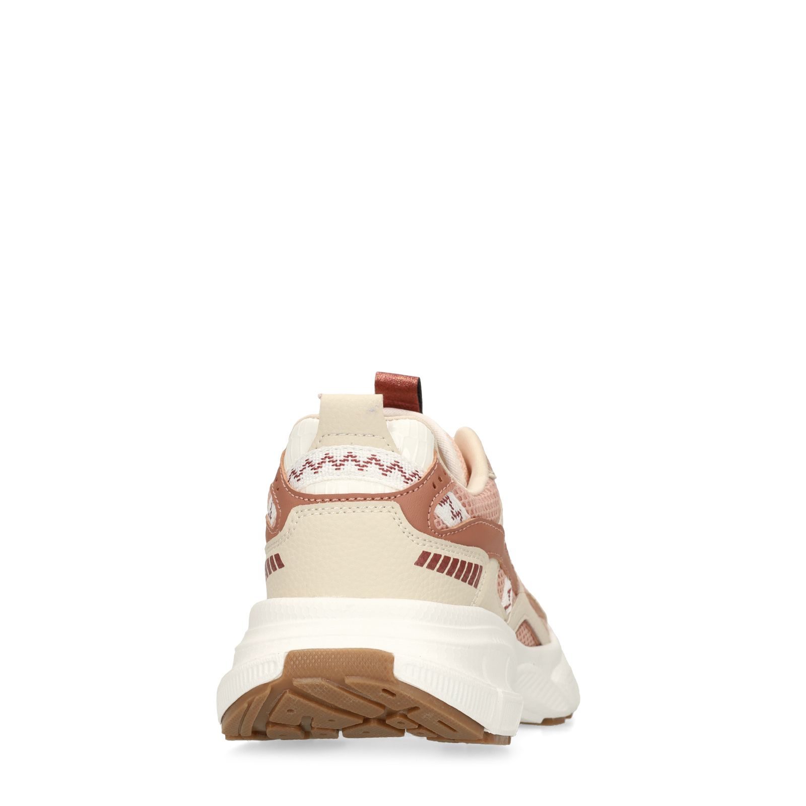 Roséfarbene Mesh-Sneaker