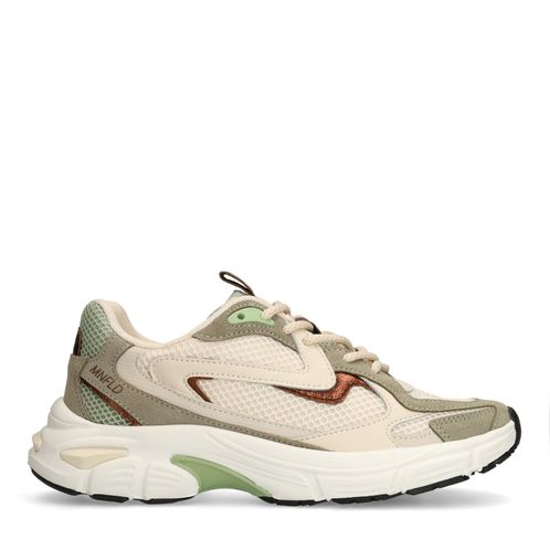 Groene leren sneakers