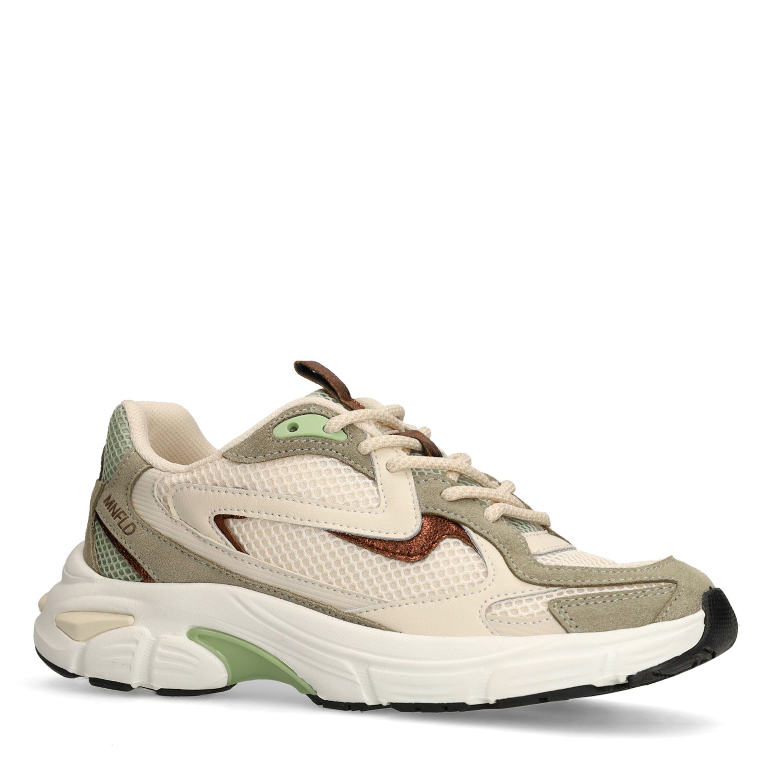 Groene mesh sneakers