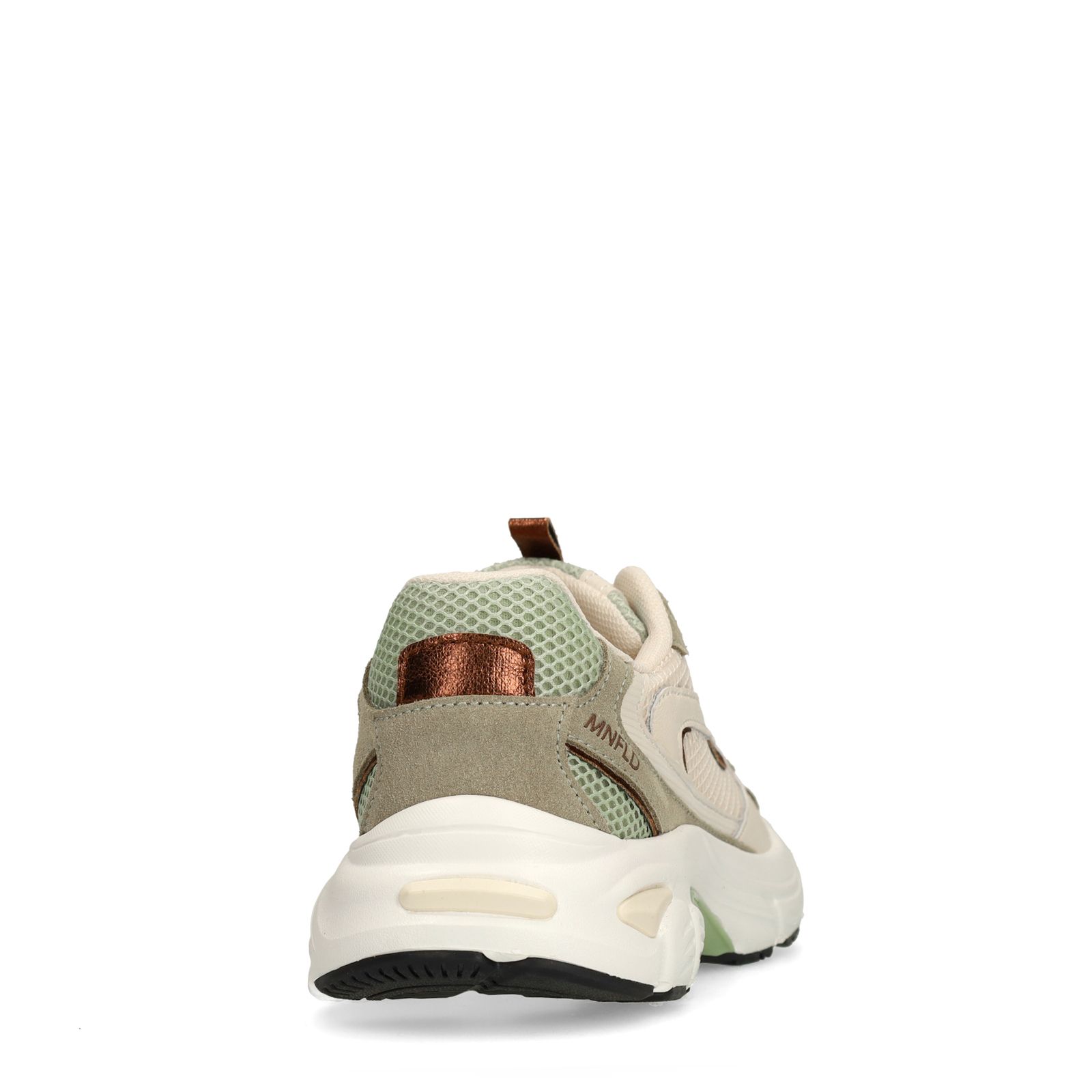 Grüne Ledersneaker