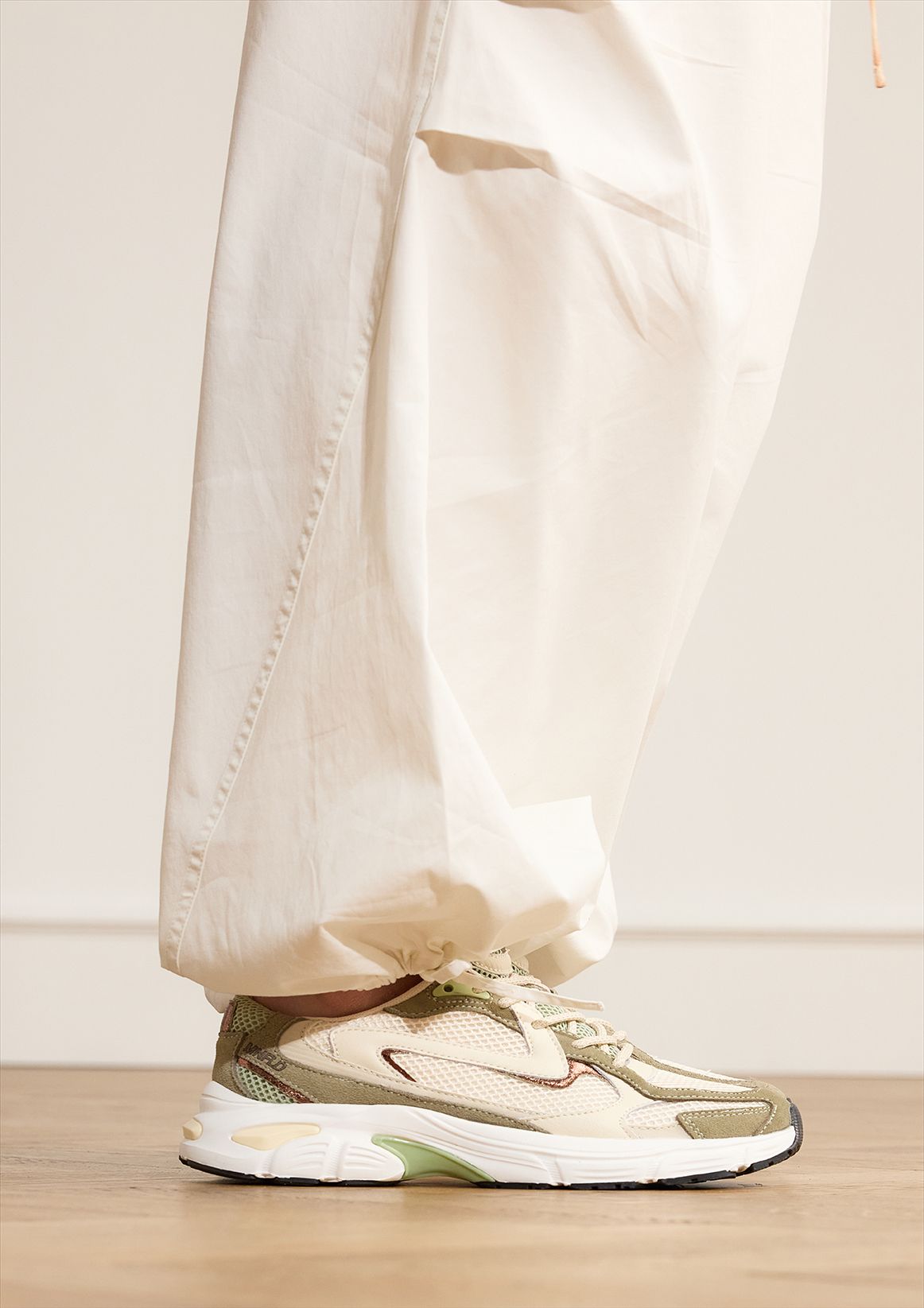 Groene mesh sneakers