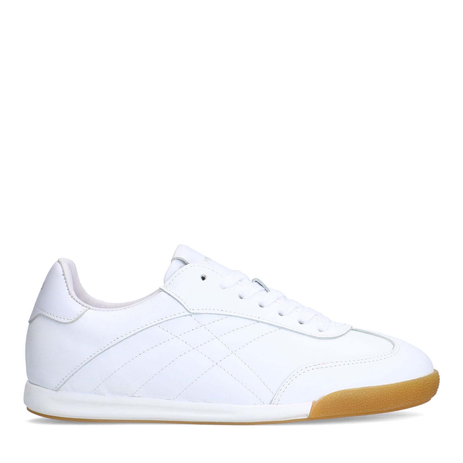 Witte leren sneakers