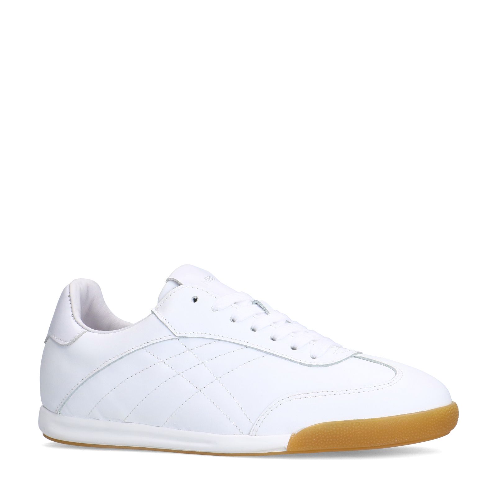 Witte leren sneakers