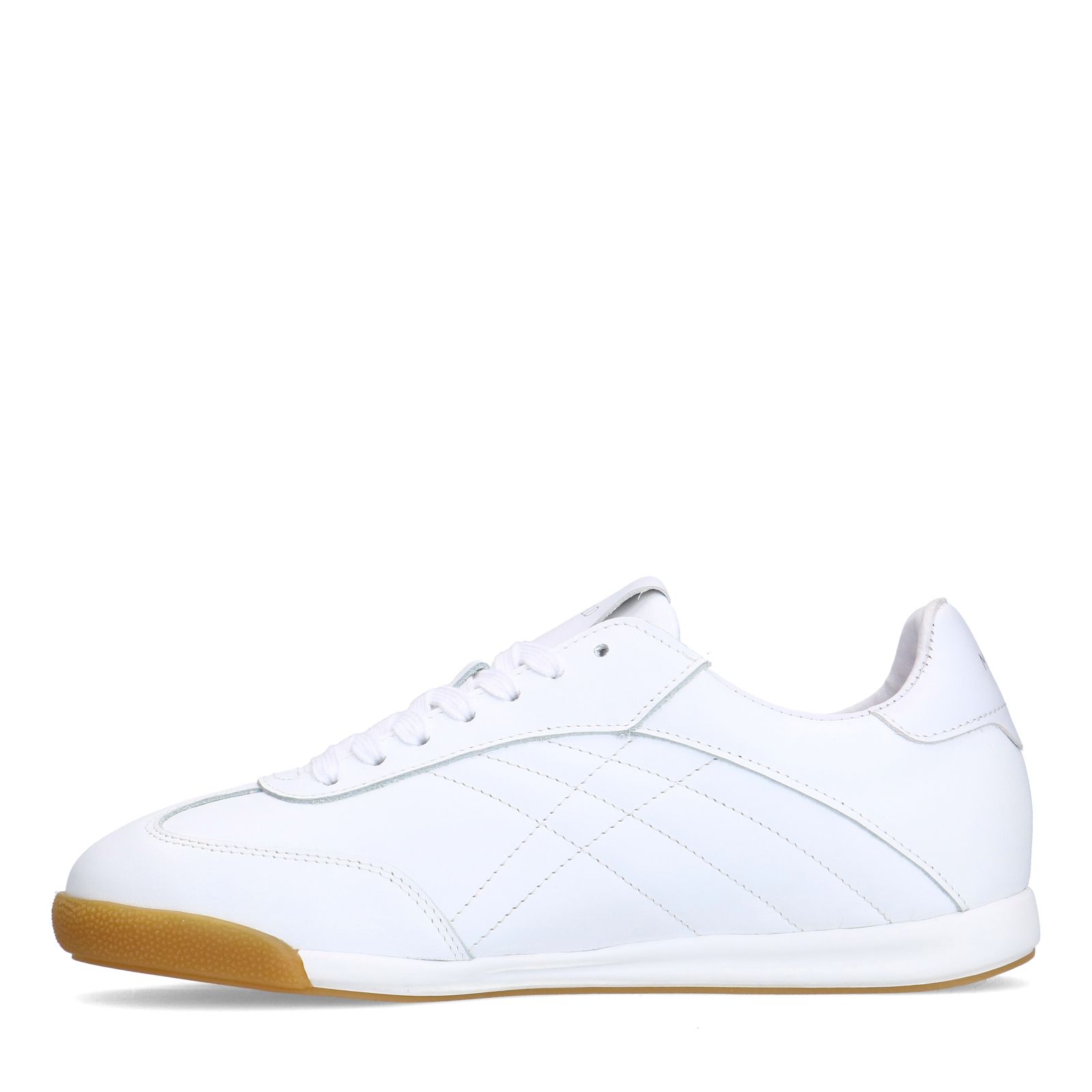 Witte leren sneakers