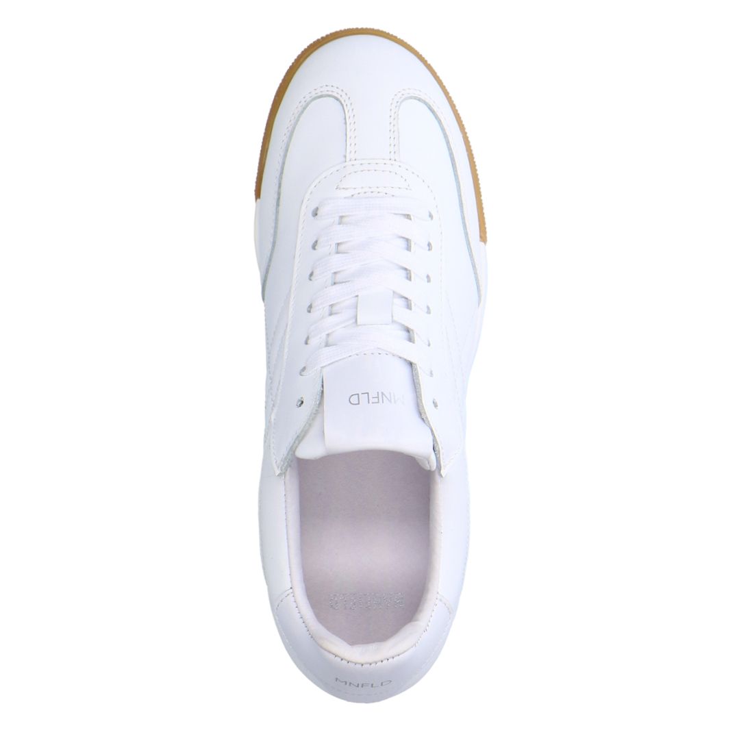 Witte leren sneakers