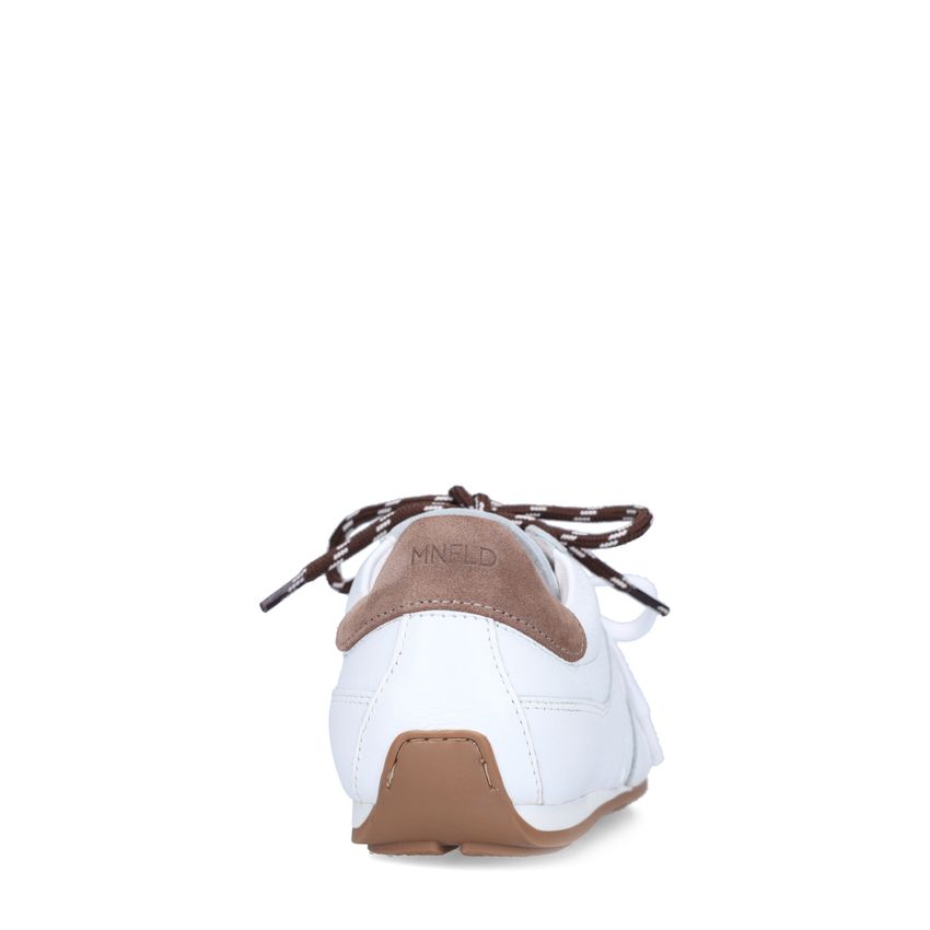 Witte leren sneakers