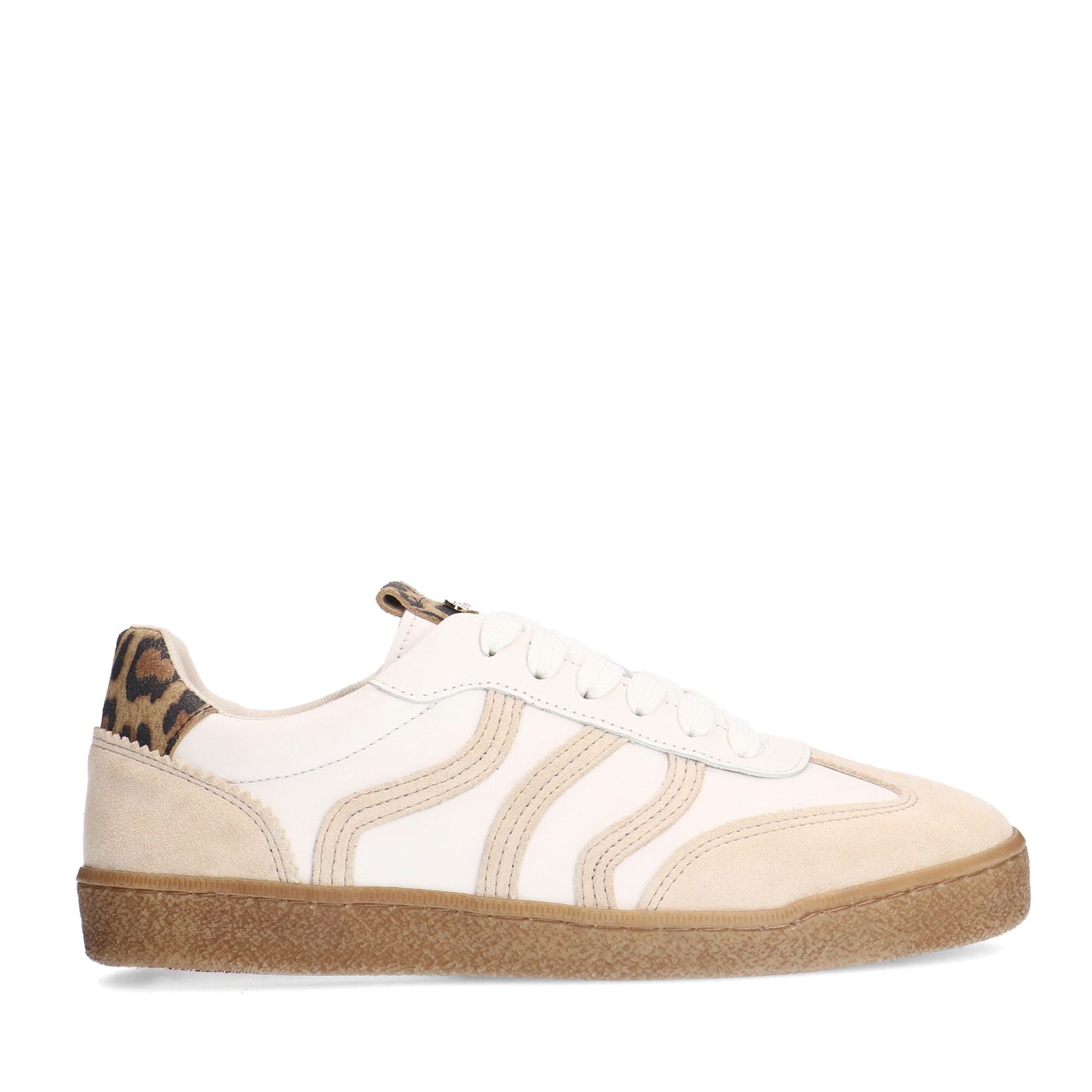 Witte leren sneakers