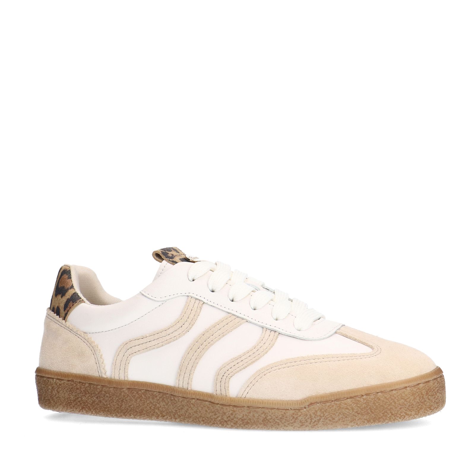 Witte leren sneakers