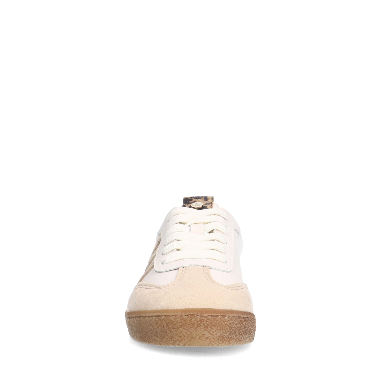 Witte leren sneakers