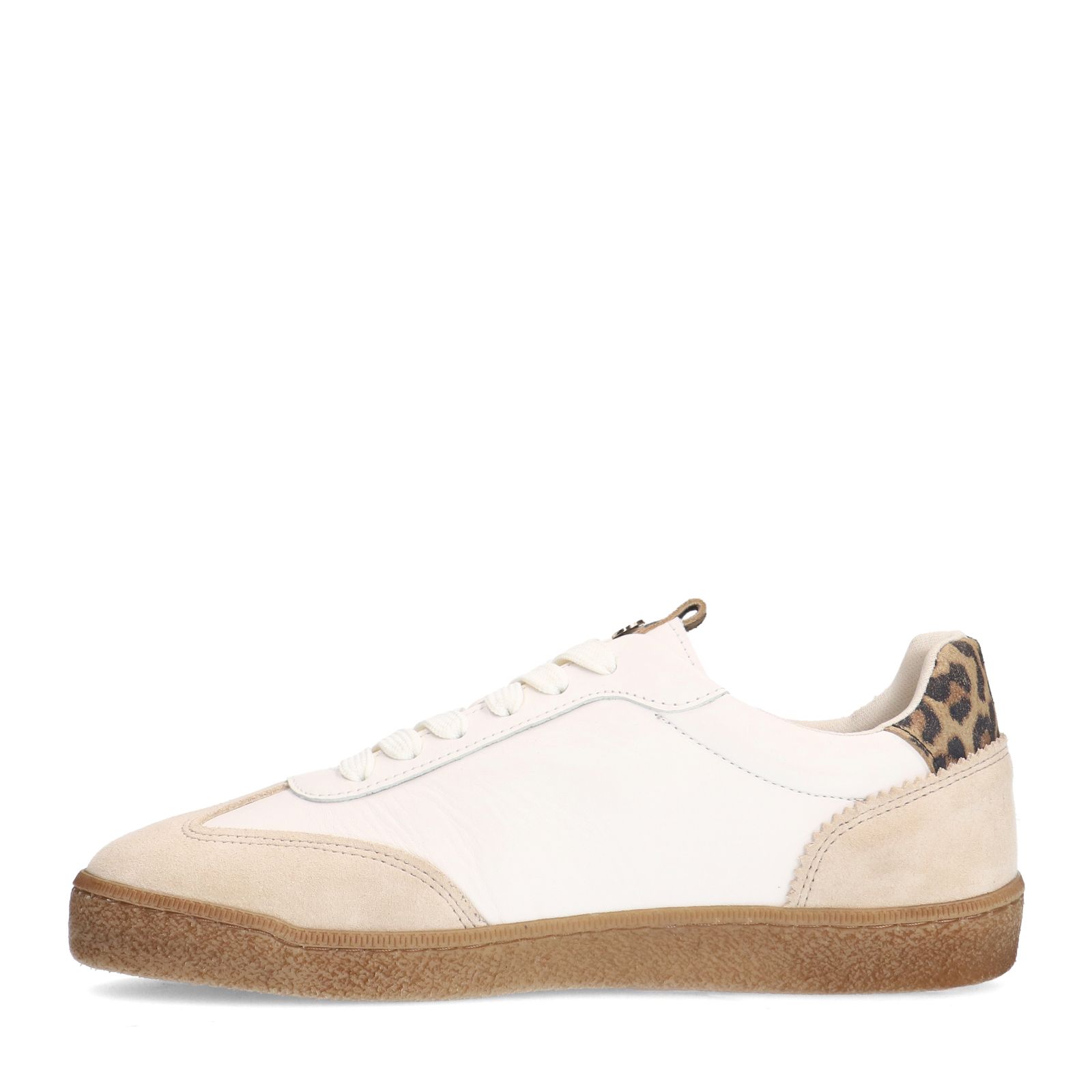 Witte leren sneakers