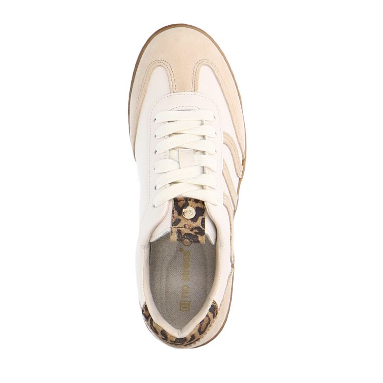 Witte leren sneakers