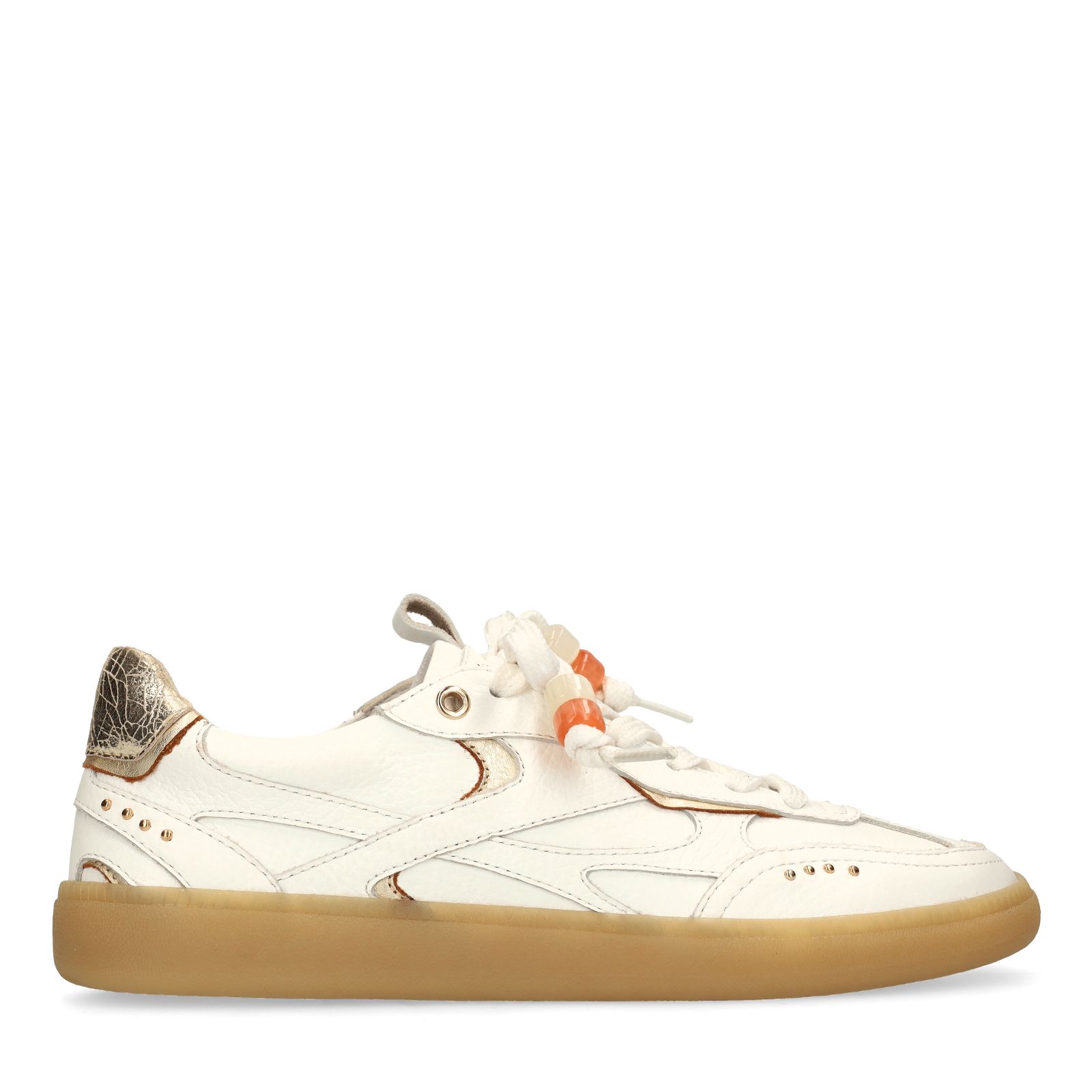 Witte leren sneakers