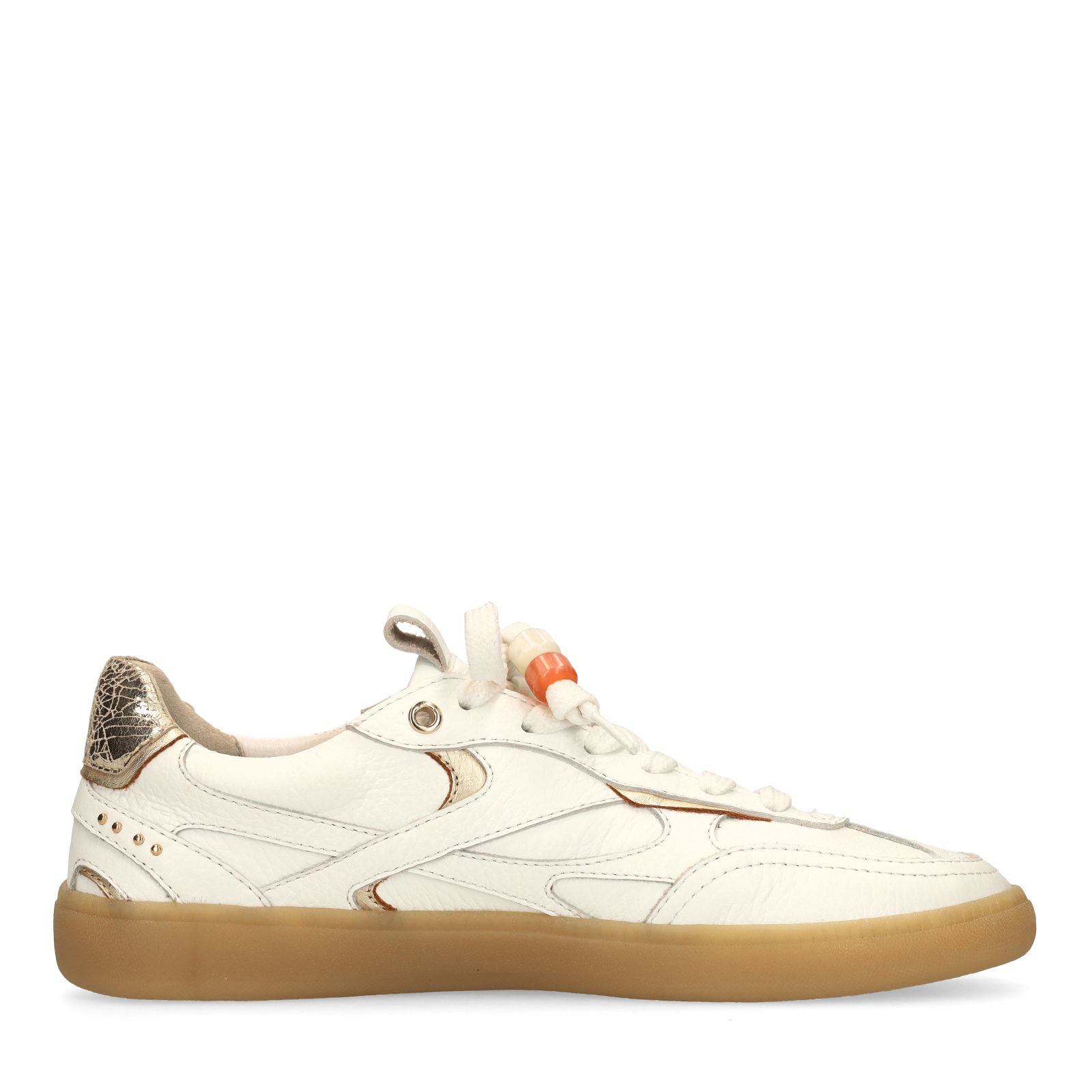 Witte leren sneakers