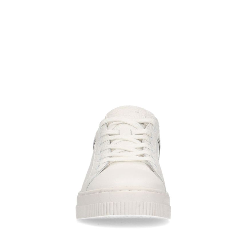 Witte leren sneakers