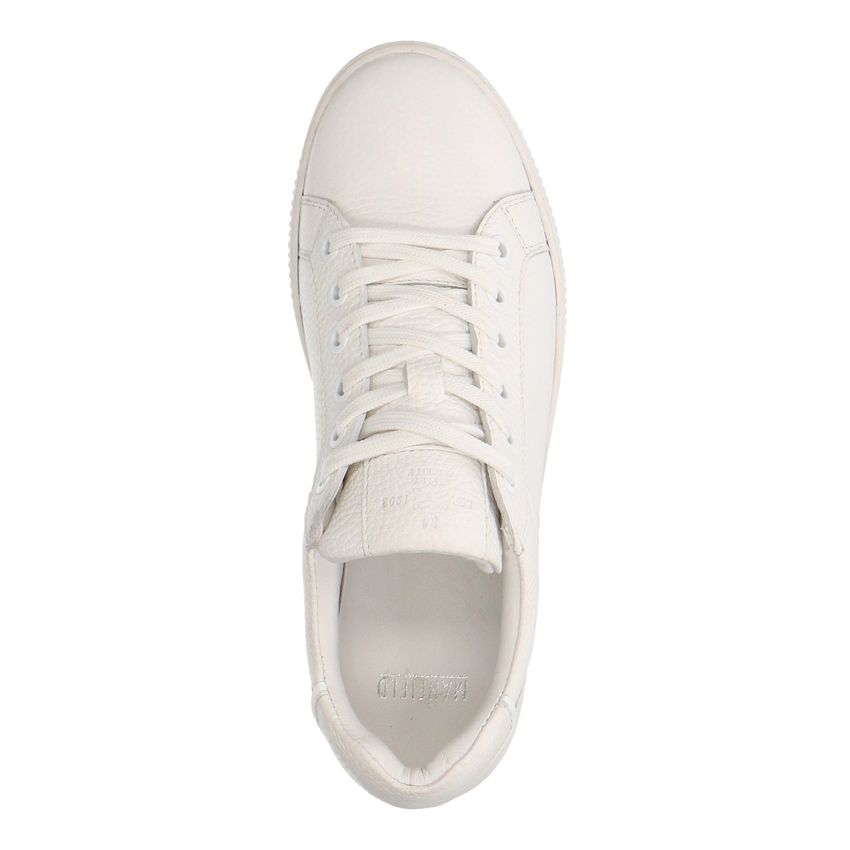 Witte leren sneakers