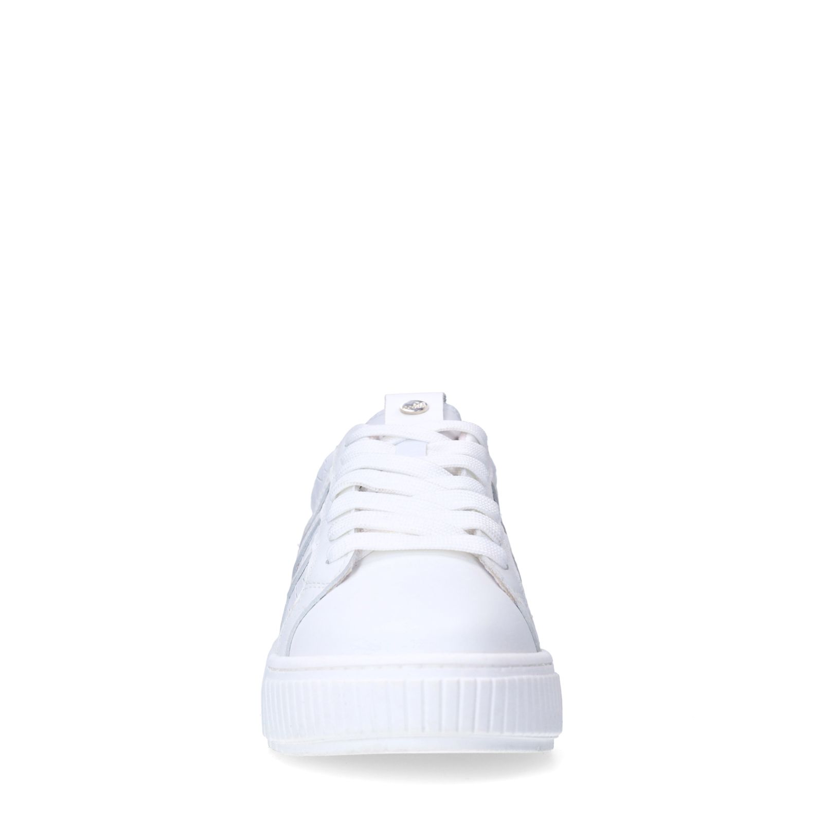 Witte leren sneakers