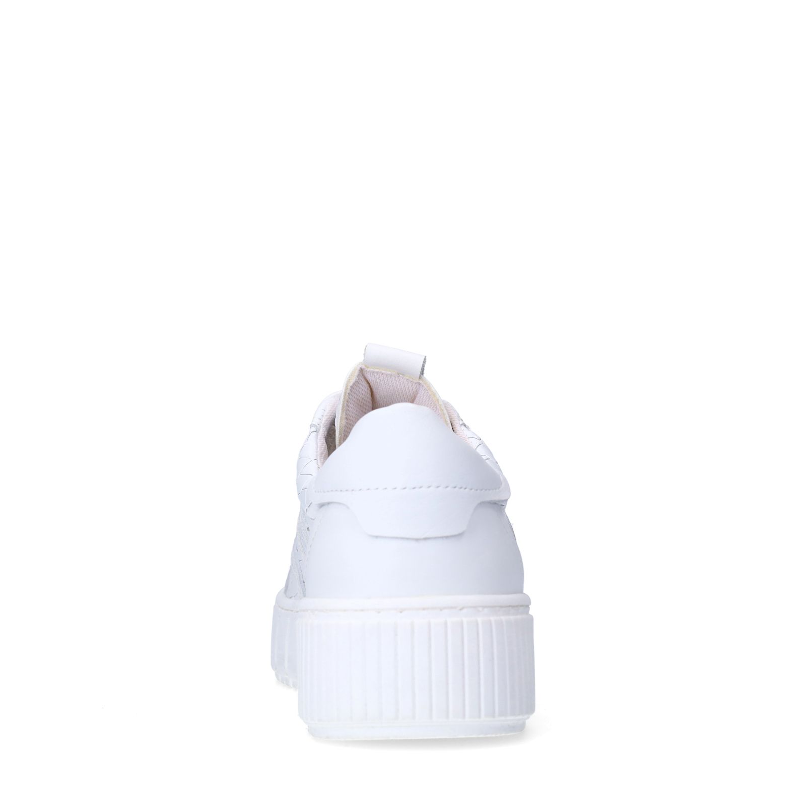 Witte leren sneakers