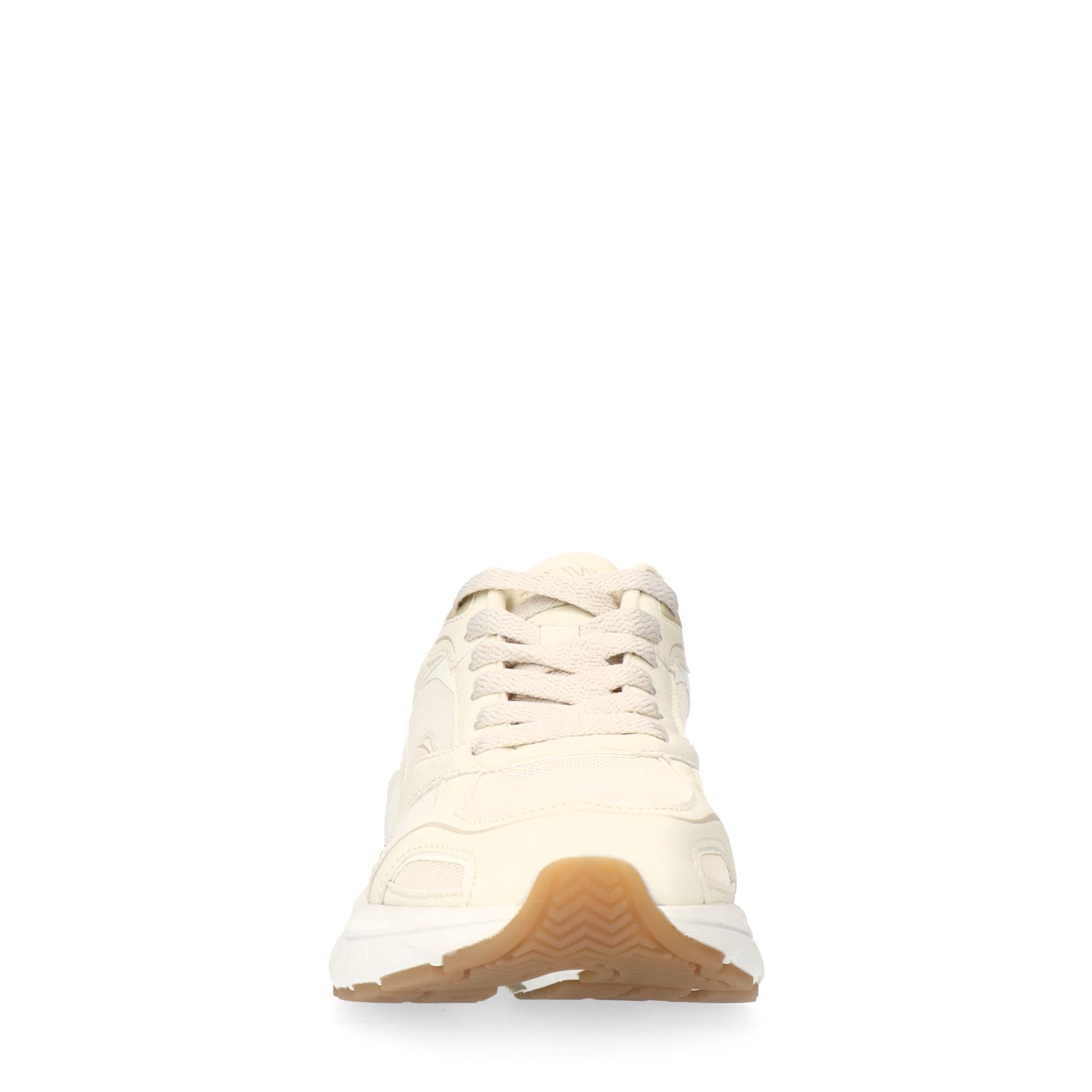 Weiße Sneaker mit Mesh-Details