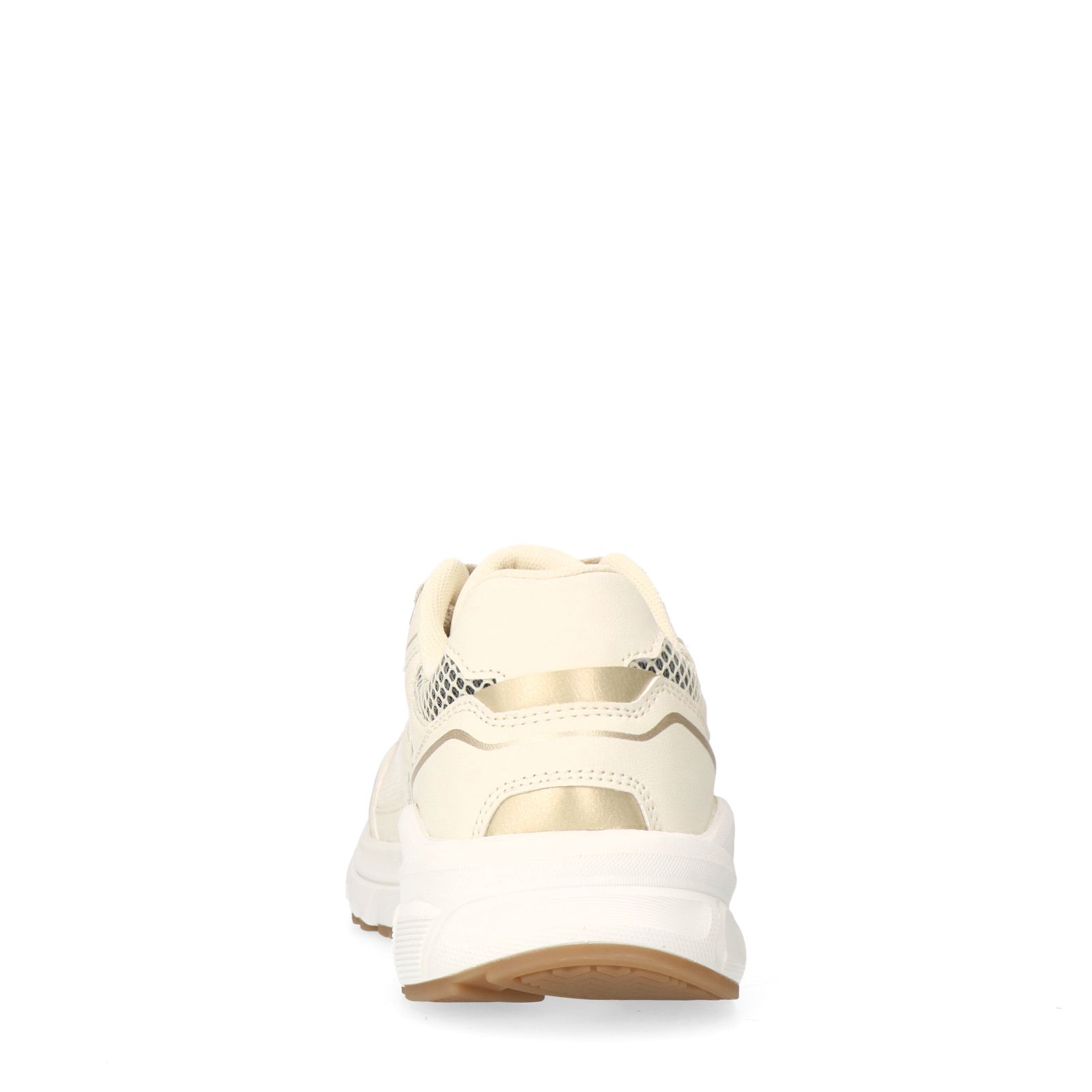Weiße Sneaker mit Mesh-Details