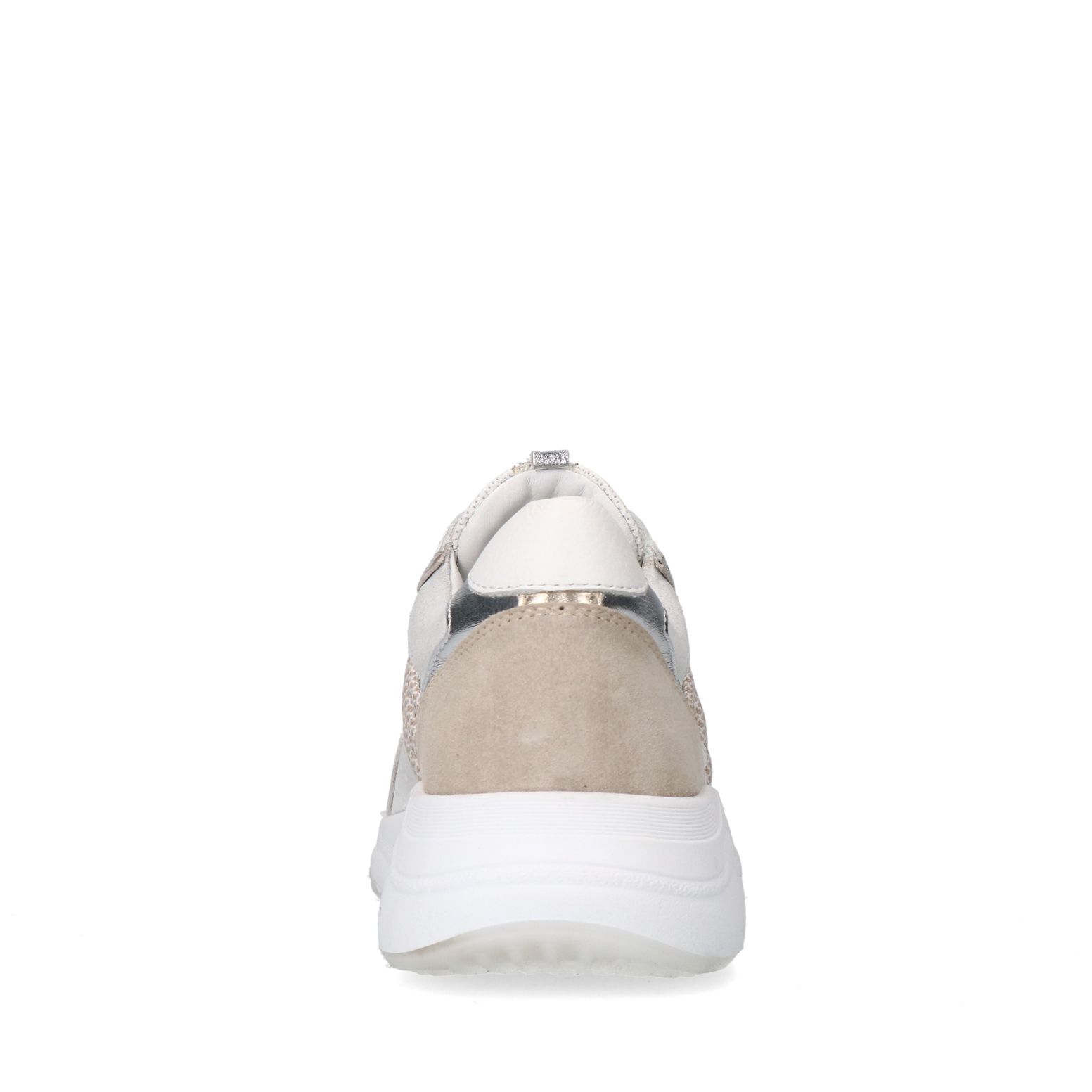 Weiße Ledersneaker