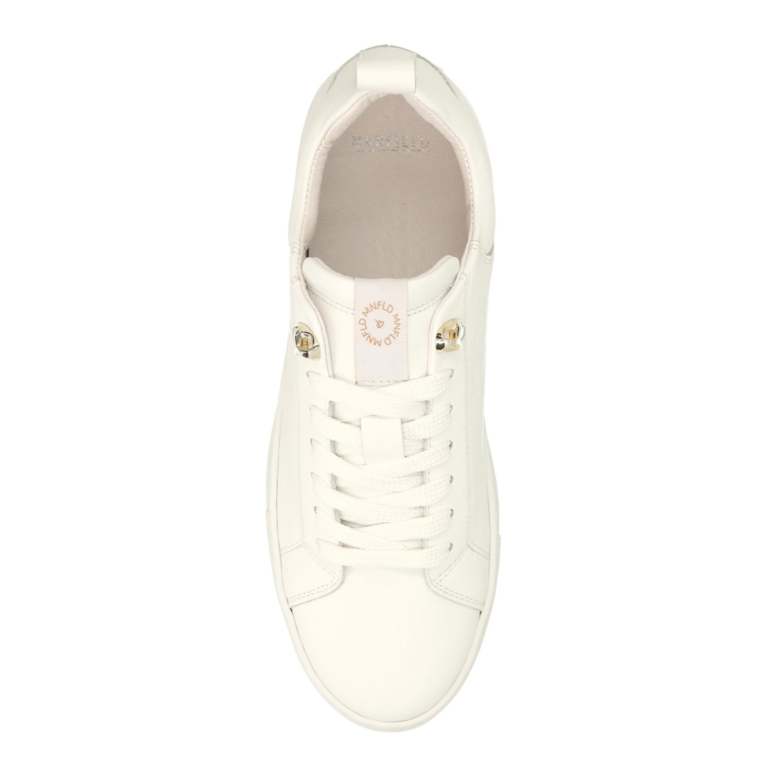 Witte leren sneakers