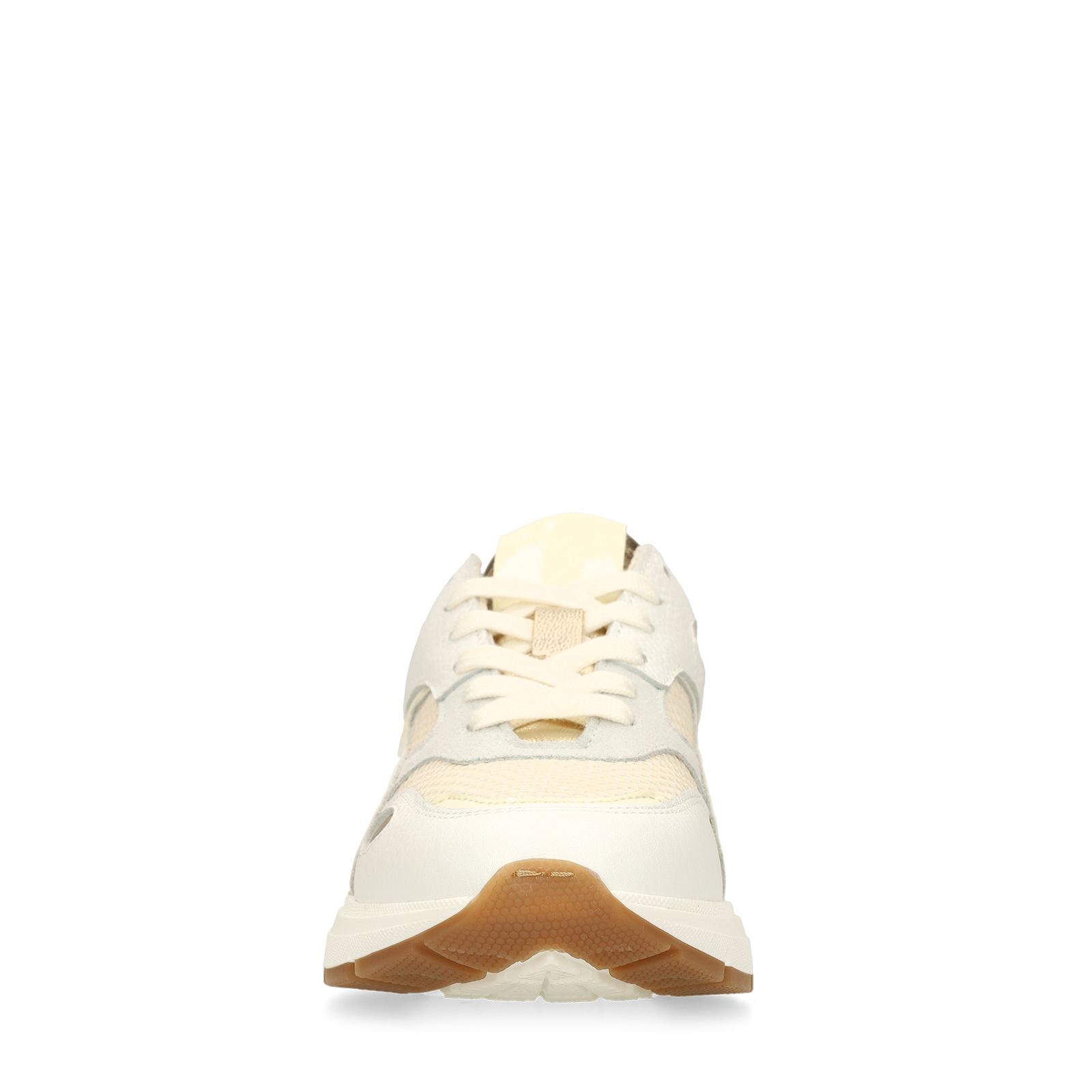 Weiße Ledersneaker