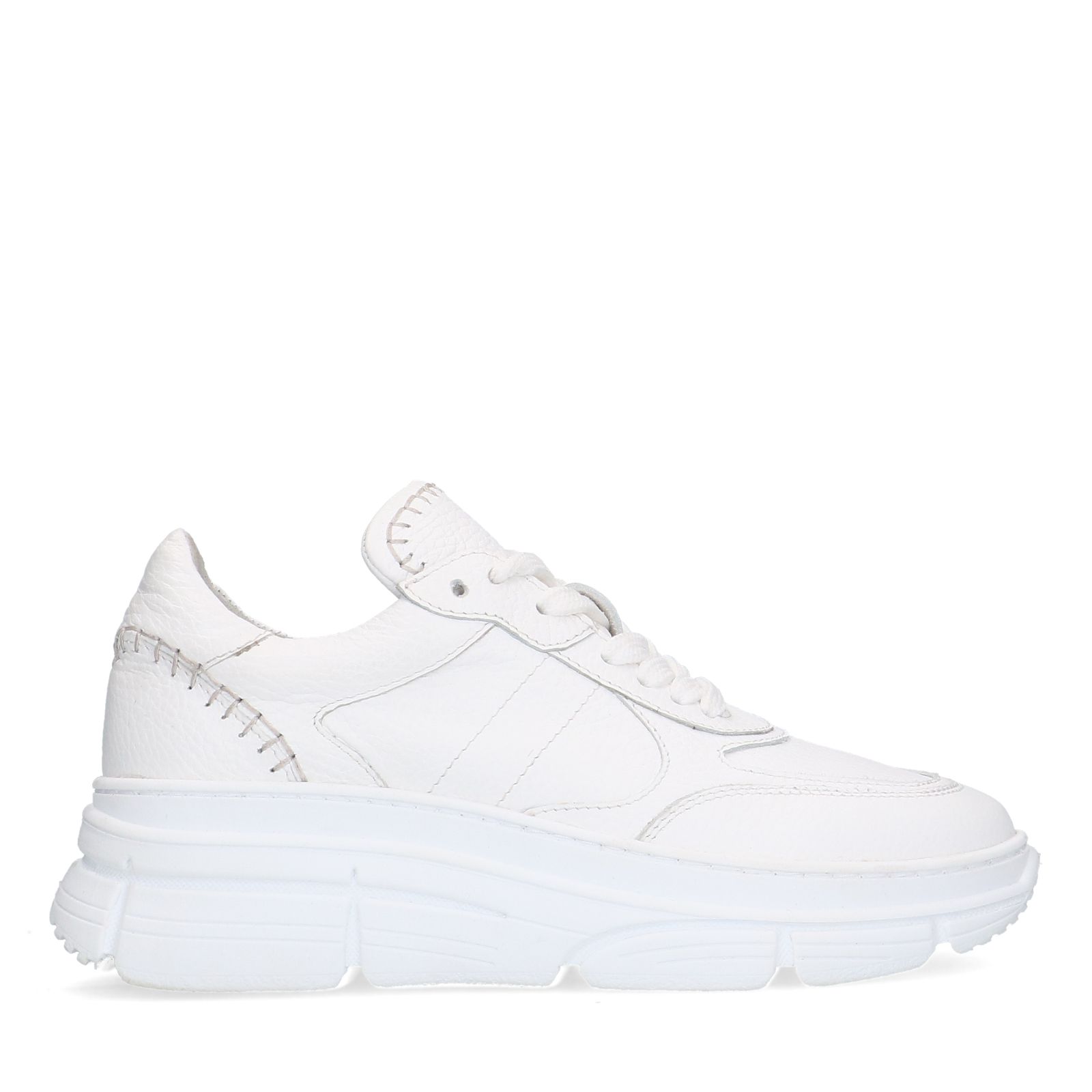 Witte leren sneakers