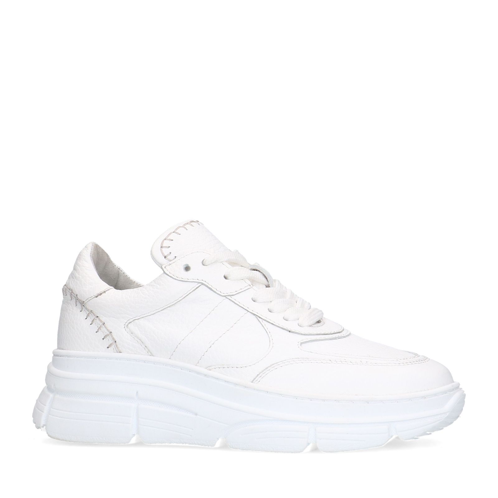 Witte leren sneakers