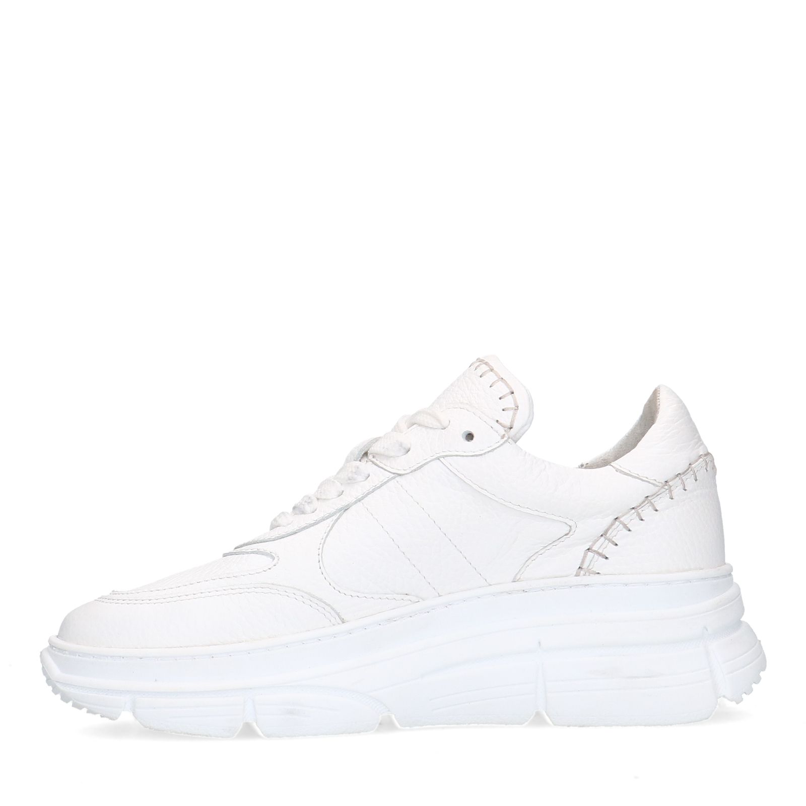 Witte leren sneakers